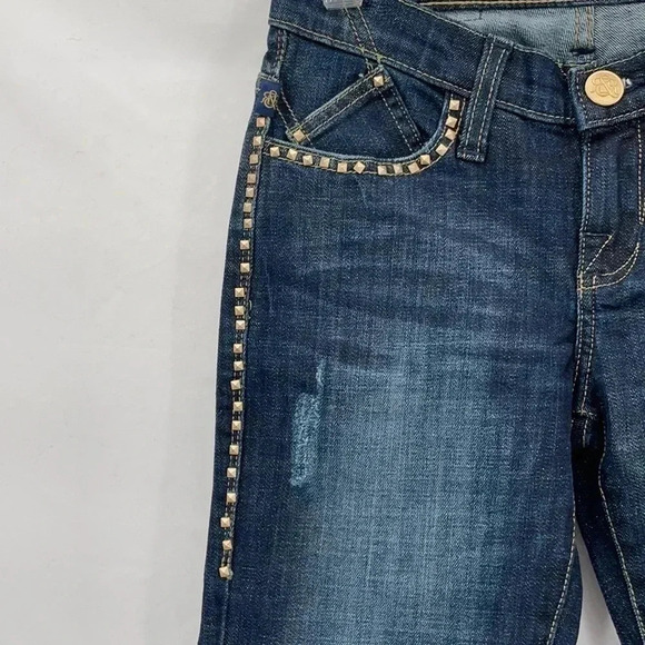 Rock & Republic Women’s Bootcut Jeans Sz 0M Blue Denim Kasandra New - Picture 4 of 13